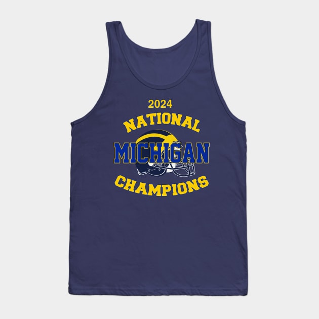 Michigan National Champions 2024 Tank Top by NikkiHaley